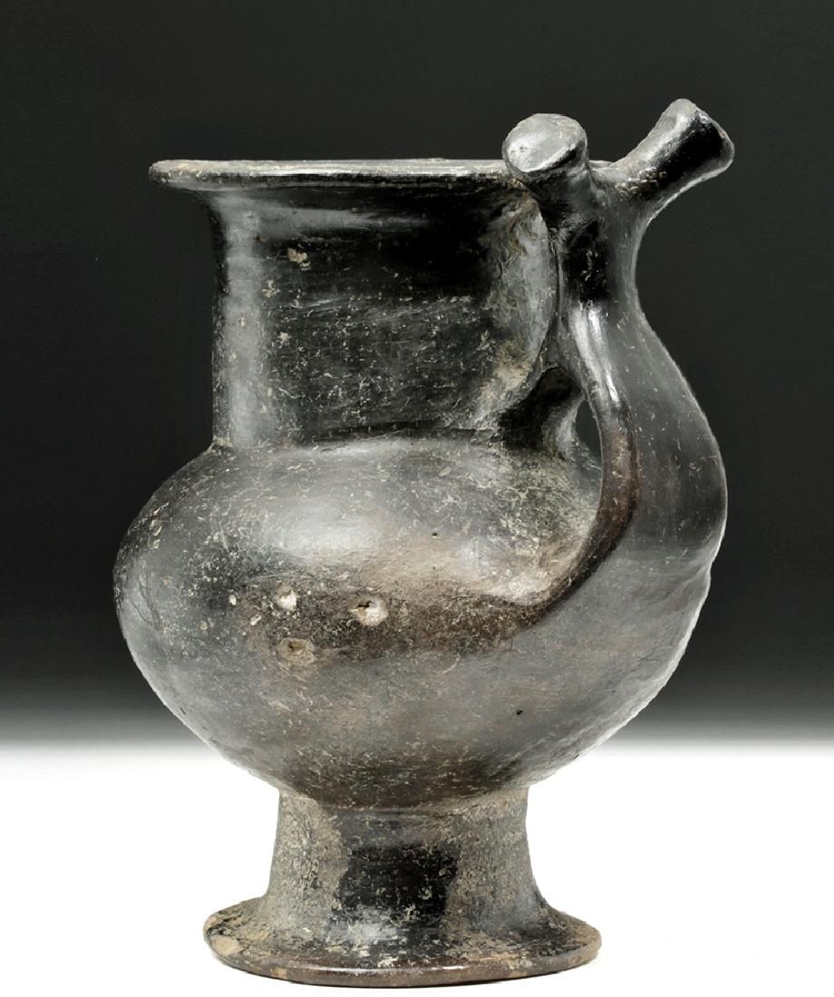 8th C. BCE Villanovan Blackware Pottery Mug (1 of 6)