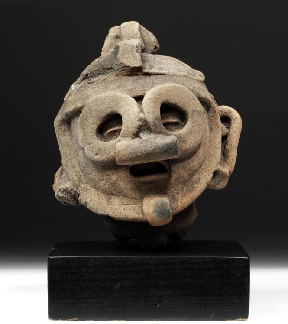 Veracruz Pottery Head of Tlaloc Impersonator (1 of 5)