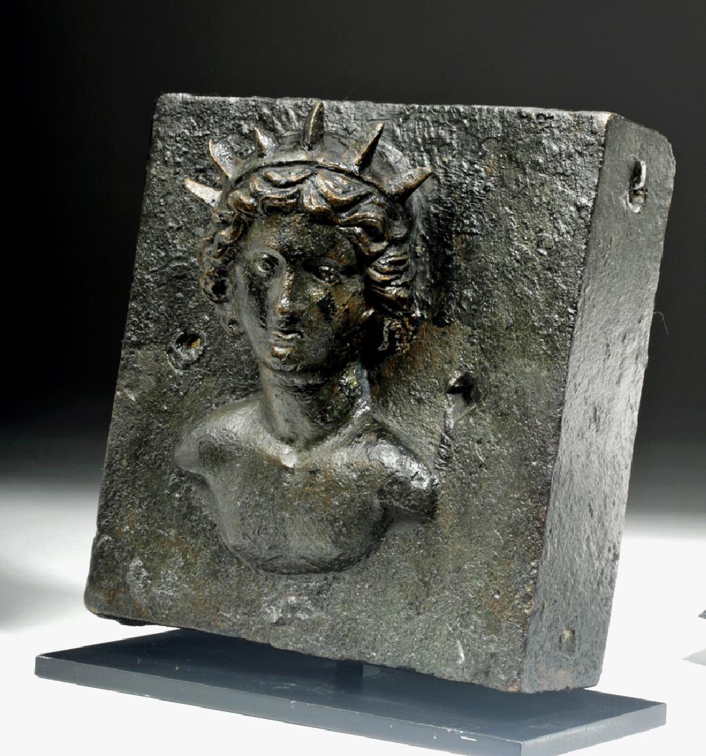 Published Roman Bronze Bust of Helios, ex-Sotheby's (1 of 6)