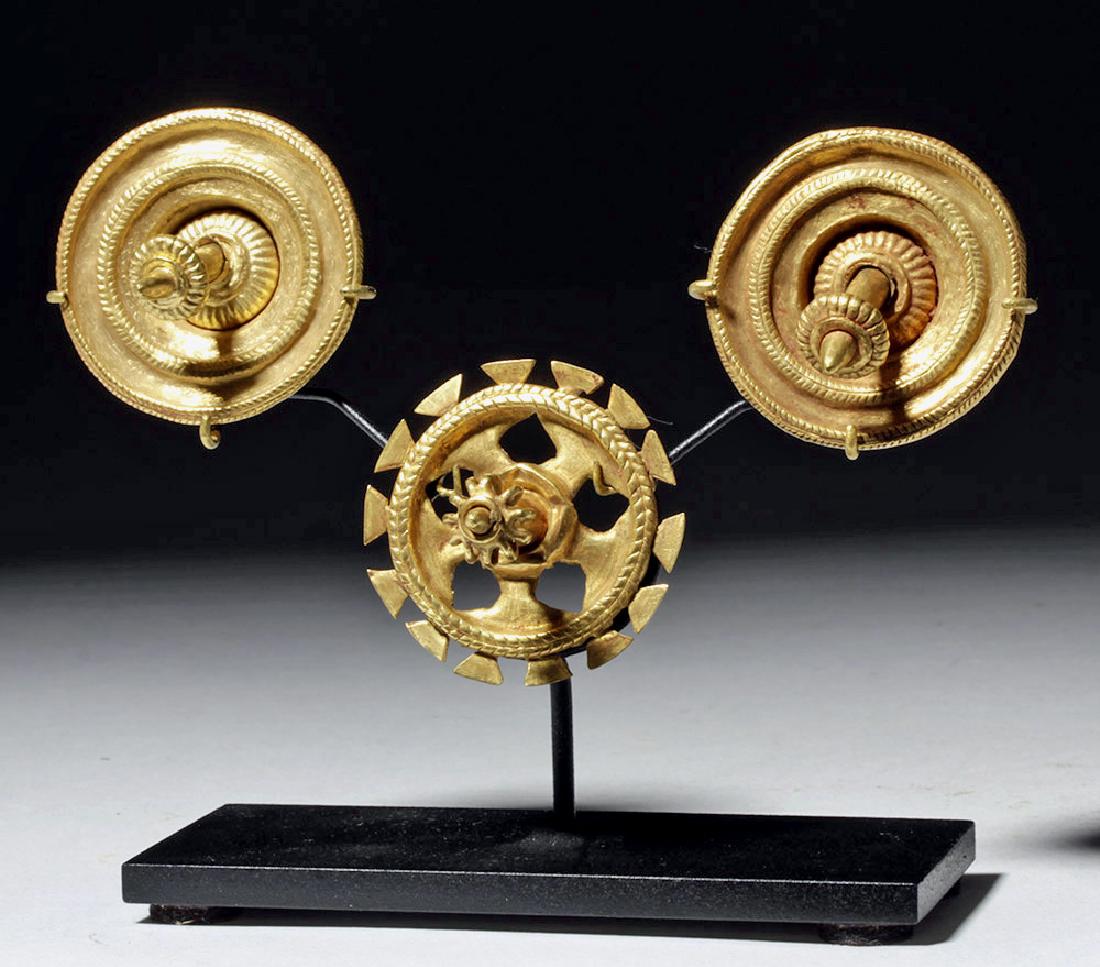 Ancient Bactrian Gold Discs / Appliques (3) (1 of 5)