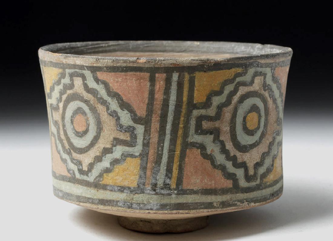 Superb Indus Valley Polychrome Pottery Cup (1 of 6)