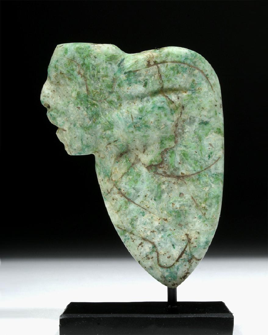 Incised Olmec Jade Pendant - Hunchback (1 of 5)
