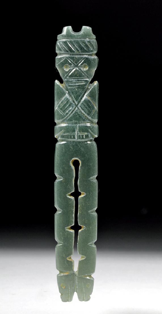 Costa Rican Translucent Jade Pendant - Bird & Snakes (1 of 4)