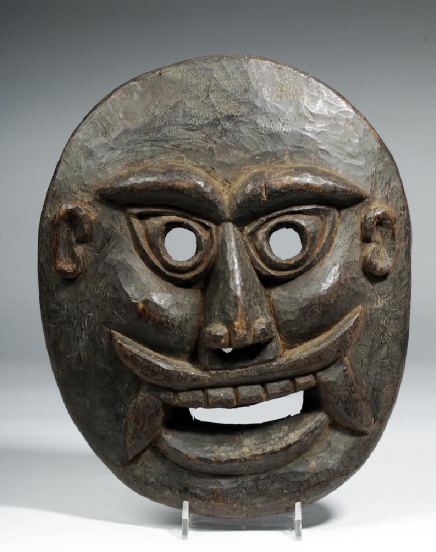 Early Nepalese Wooden Festival Mask - Demon (1 of 4)