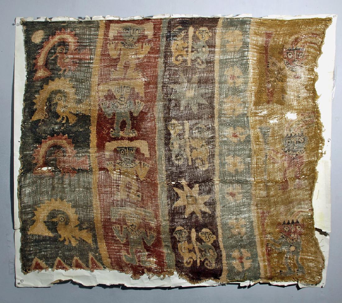 Large Colorful Chimu Textile Panel - 1000 Years Old! (1 of 7)