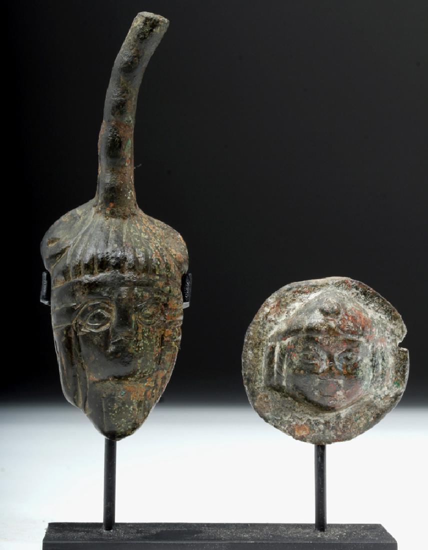 Pair of Roman Bronze Appliques (1 of 5)