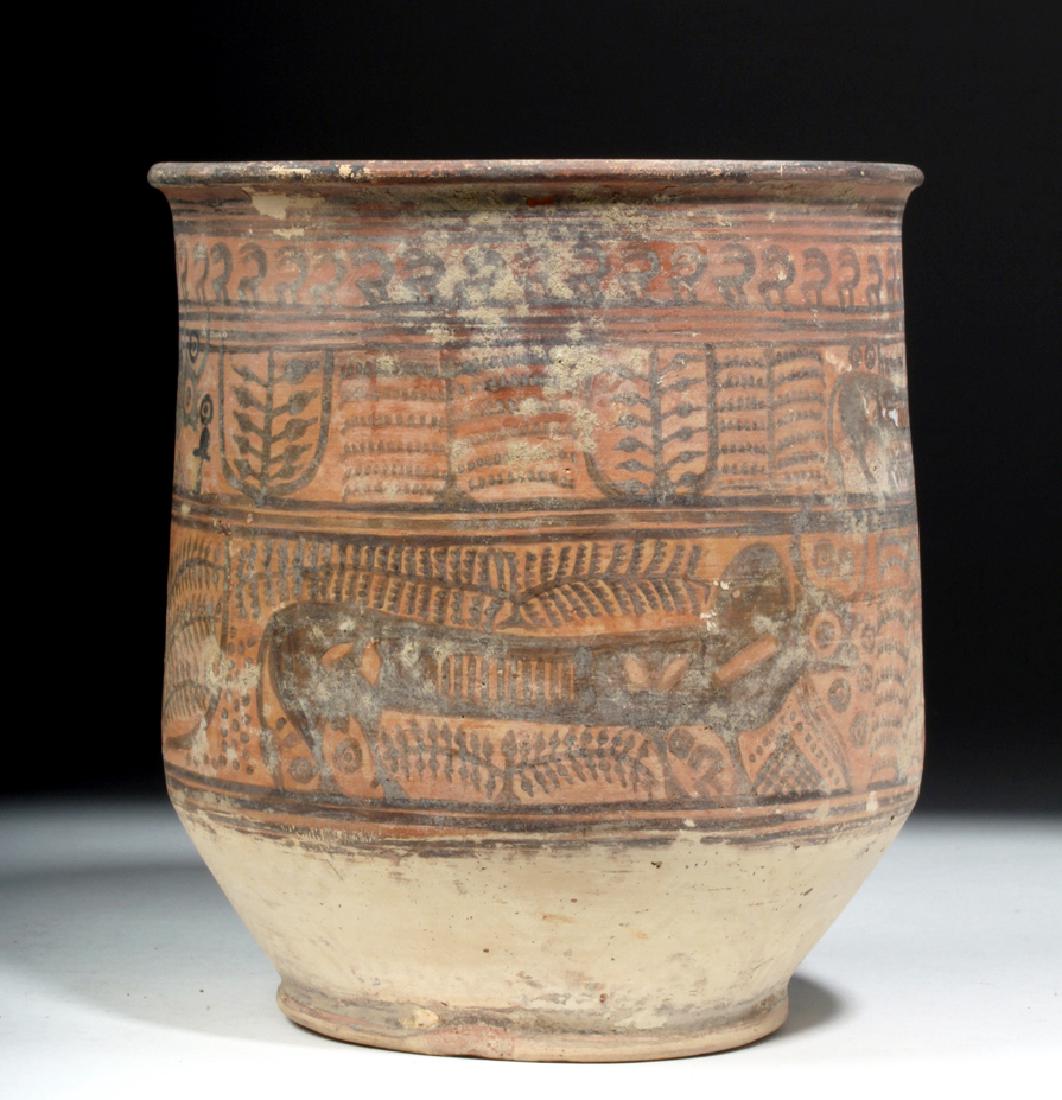 Indus Valley Painted Redware Jar - Bulls (1 of 6)