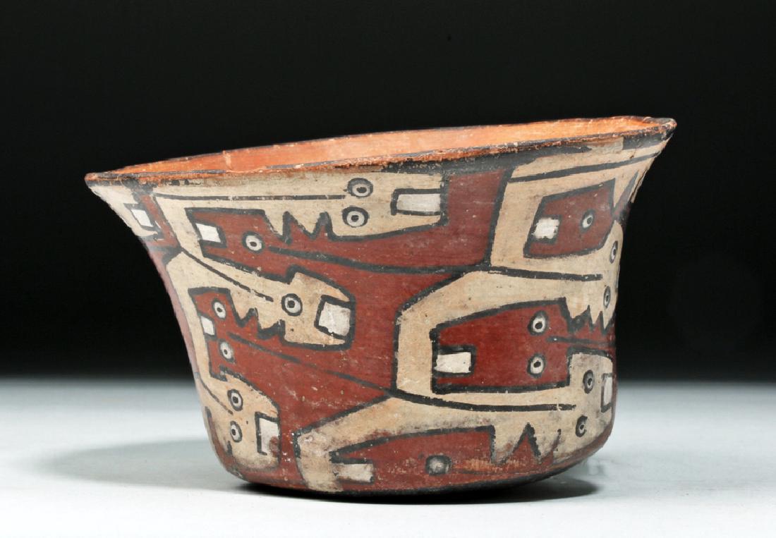 Attractive Nazca Polychrome Kero - Snakes (1 of 6)