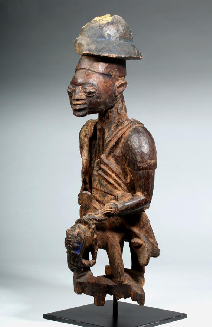 Early 20th C. Yoruba Wood Colonial Horse Rider (1 of 5)