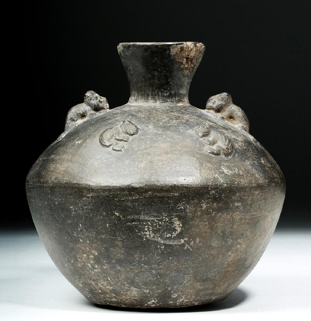Chimu Pottery Jar w/ Caziques & Jaguars (1 of 7)