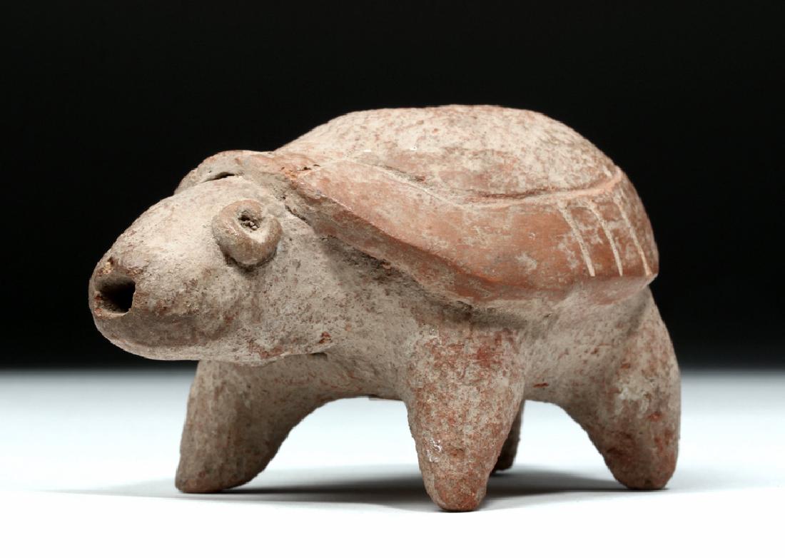 Colima Pottery Whistle - Turtle Form (1 of 7)
