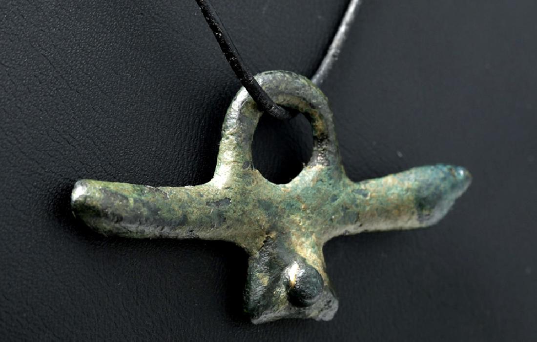 Roman Bronze Phallus Pendant - Wearable! (1 of 3)