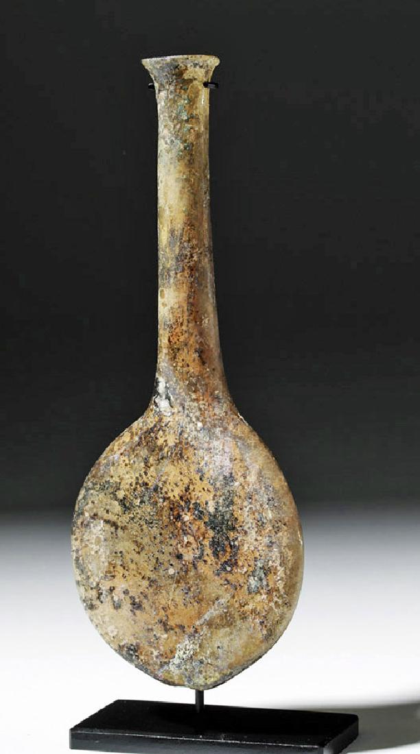 Lovely Roman Glass Lozenge-Shaped Vial (1 of 4)