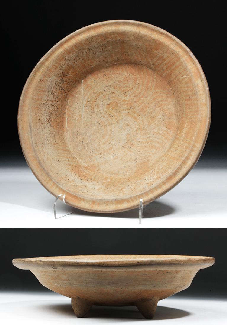 Mayan Bichrome Tetrapod Bowl - Abstract Geometric Motif (1 of 6)