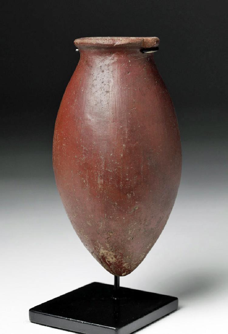 Egyptian Pre-Dynastic Naqada Redware Acorn Vessel (1 of 6)