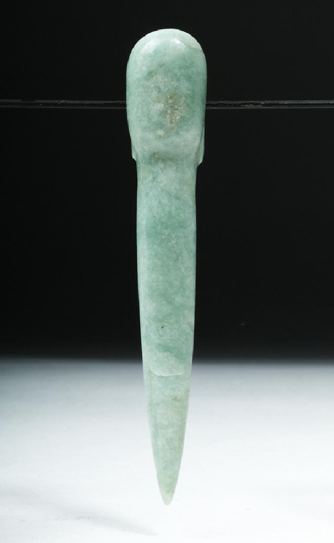 Olmec Green Jade Piercer - Bird Shape (1 of 2)