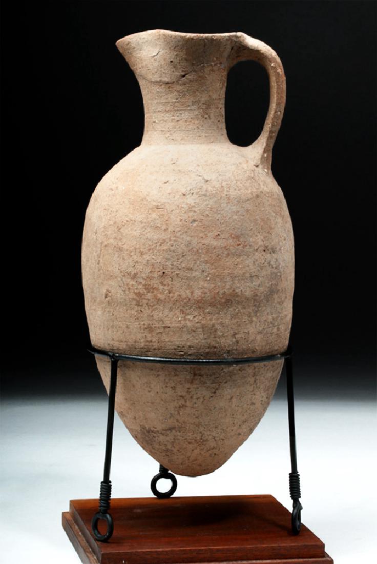 Canaanite Holy Land Pottery Trefoil Jug (1 of 8)