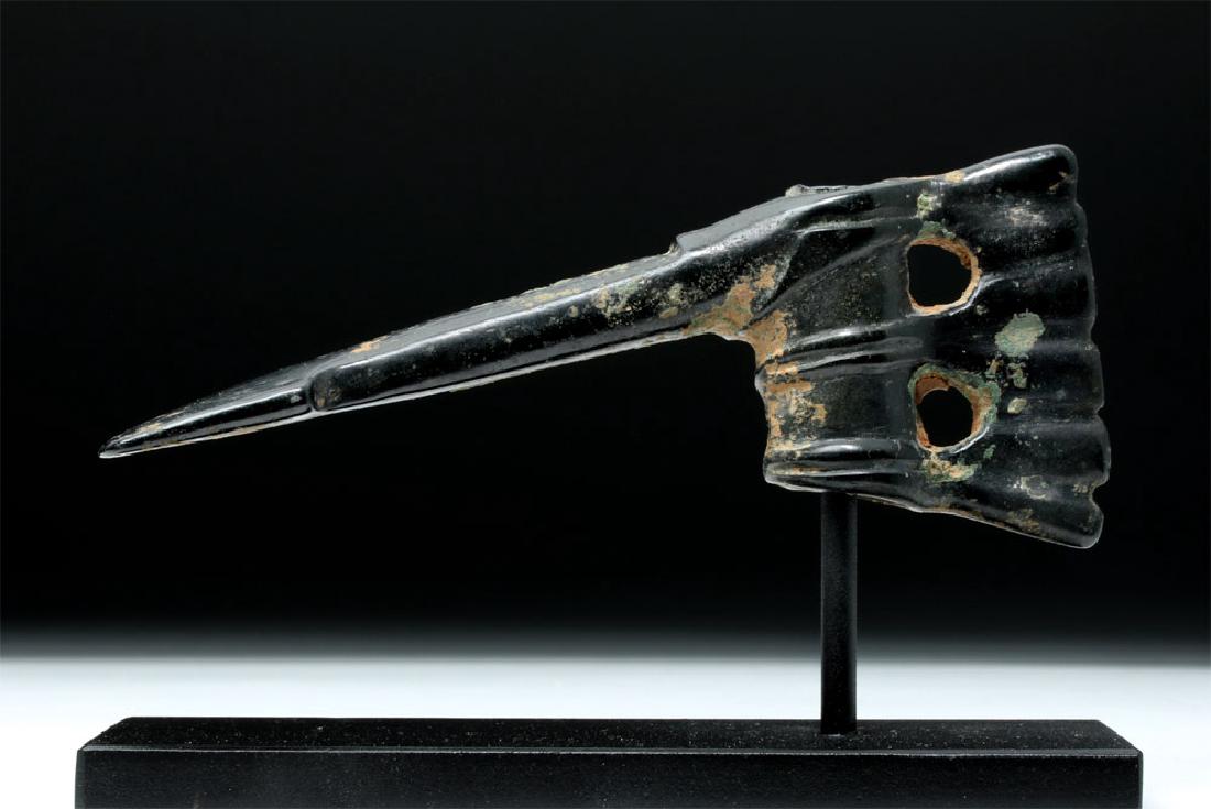 Luristan Bronze Axe Head w/ Stunning Patina (1 of 5)