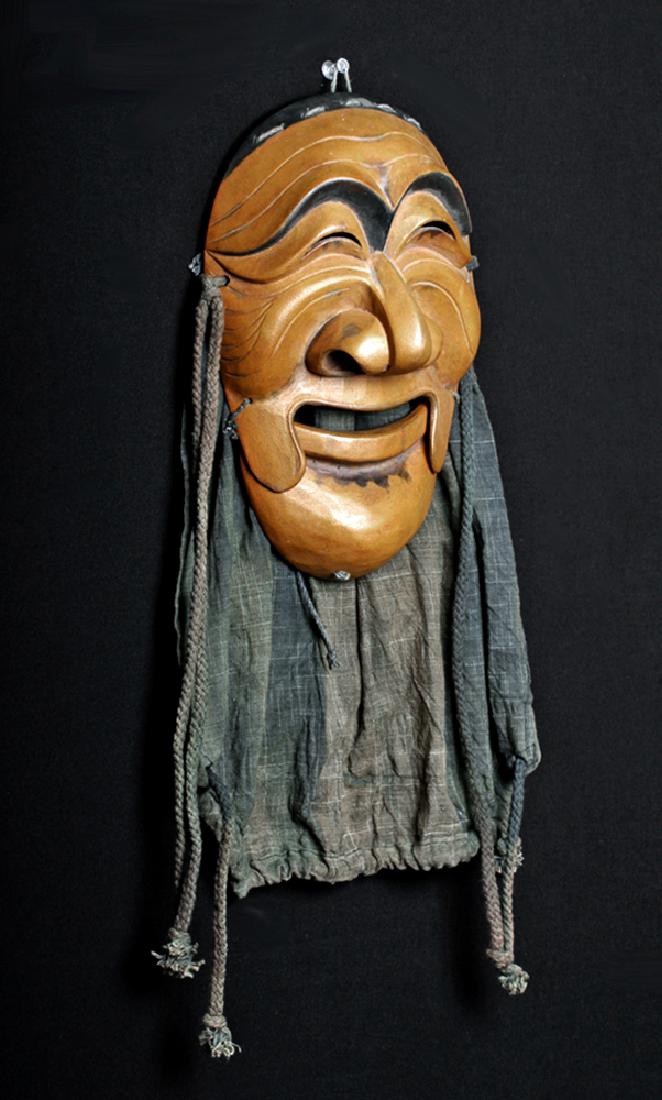Korean Articulated Wooden Theater Mask (1 of 6)