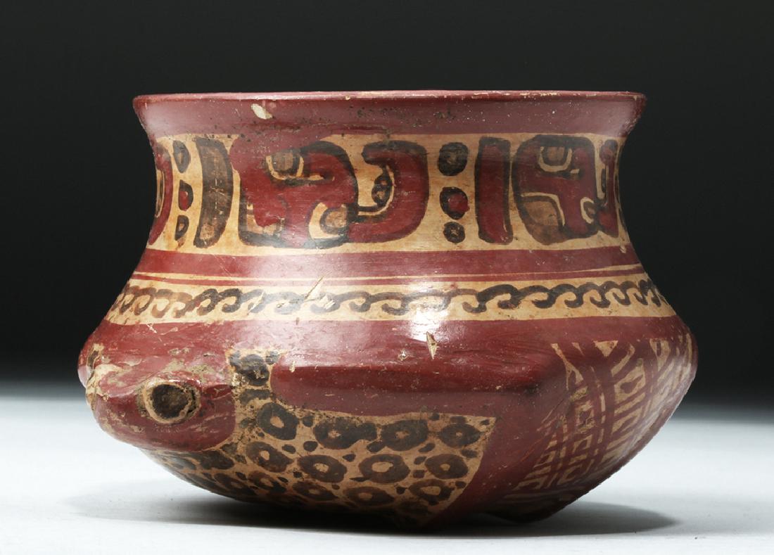 Delightful Mayan Copador Pottery Turtle Vessel (1 of 6)