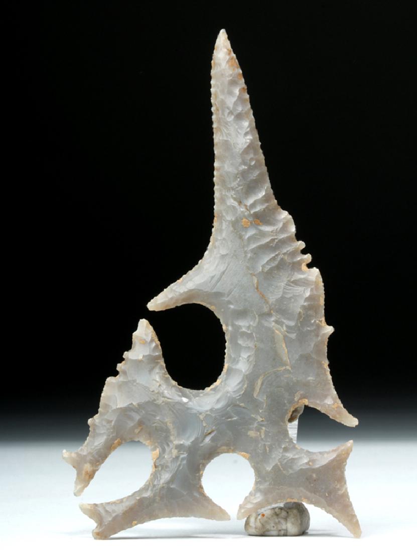 Unique Mayan Eccentric Flint w/ Pair of Faces (1 of 5)