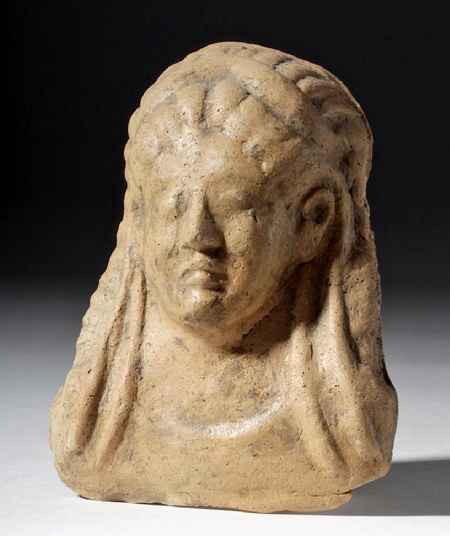 Western Greek Pottery Protome Bust of a Goddess (1 of 7)