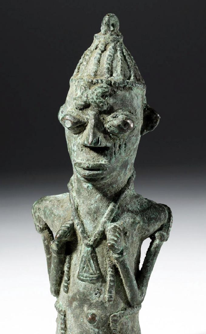 Early 20th C. Yoruba Bronze Onile Figure (1 of 8)
