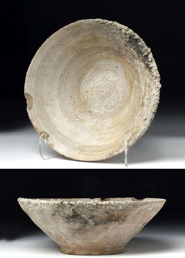 Byzantine Pottery Sea-Salvaged Sgraffito Bowl (1 of 8)