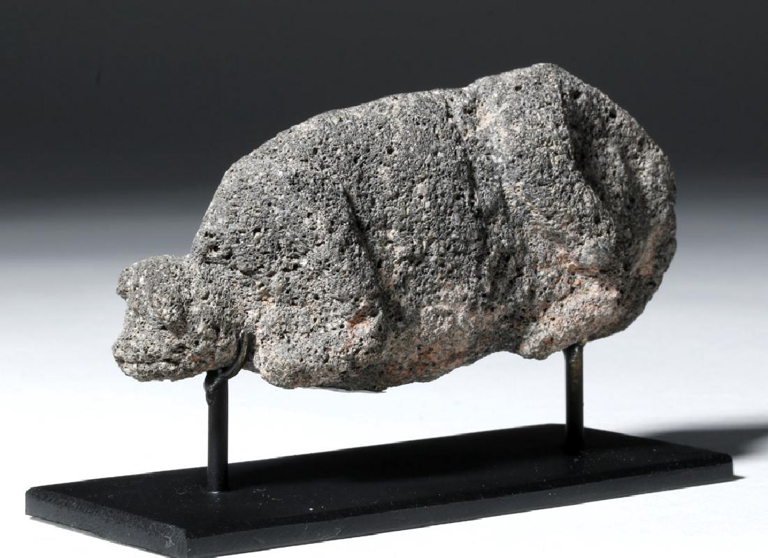 Costa Rican Volcanic Stone Carving - Lizard Form (1 of 6)