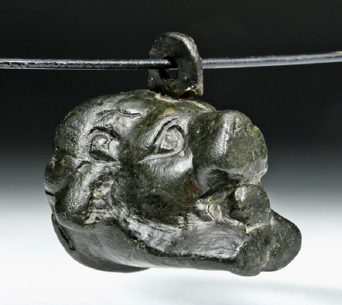 Roman Bronze, Lead, & Iron Steelyard Weight - Lion Head (1 of 4)