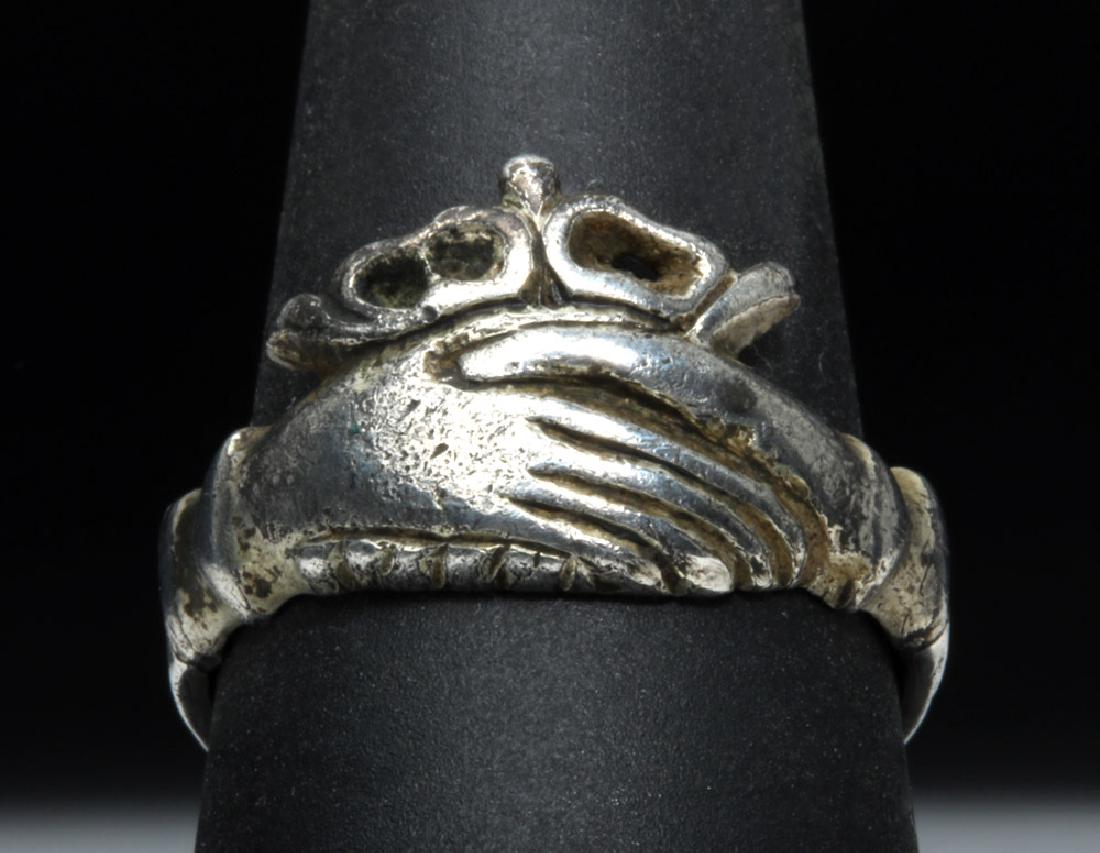 13th C. Medieval British Silver Betrothal Ring (1 of 5)