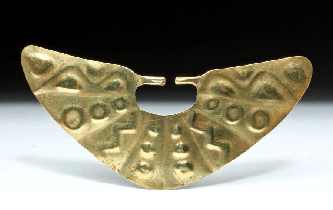 Choice Moche Solid High Karat Gold Nose Ring - 6.9 g (1 of 2)