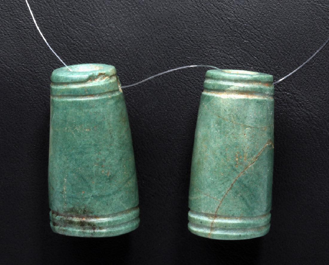 Proto Mayan Jade Ear Plugs (pr) (1 of 4)