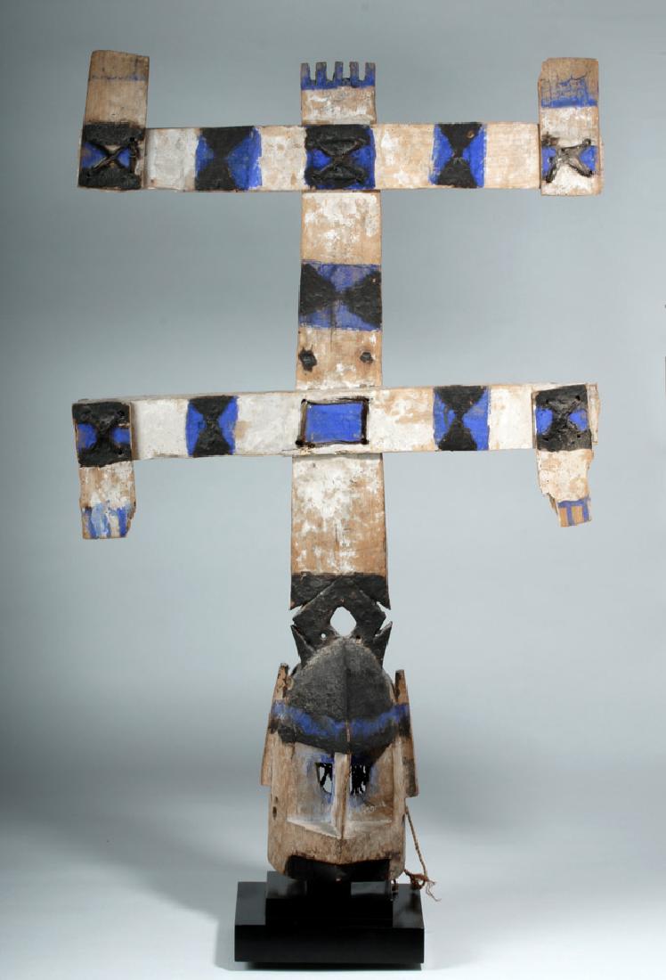Early 20th C. African Dogon Wood Kanaga Mask (1 of 7)