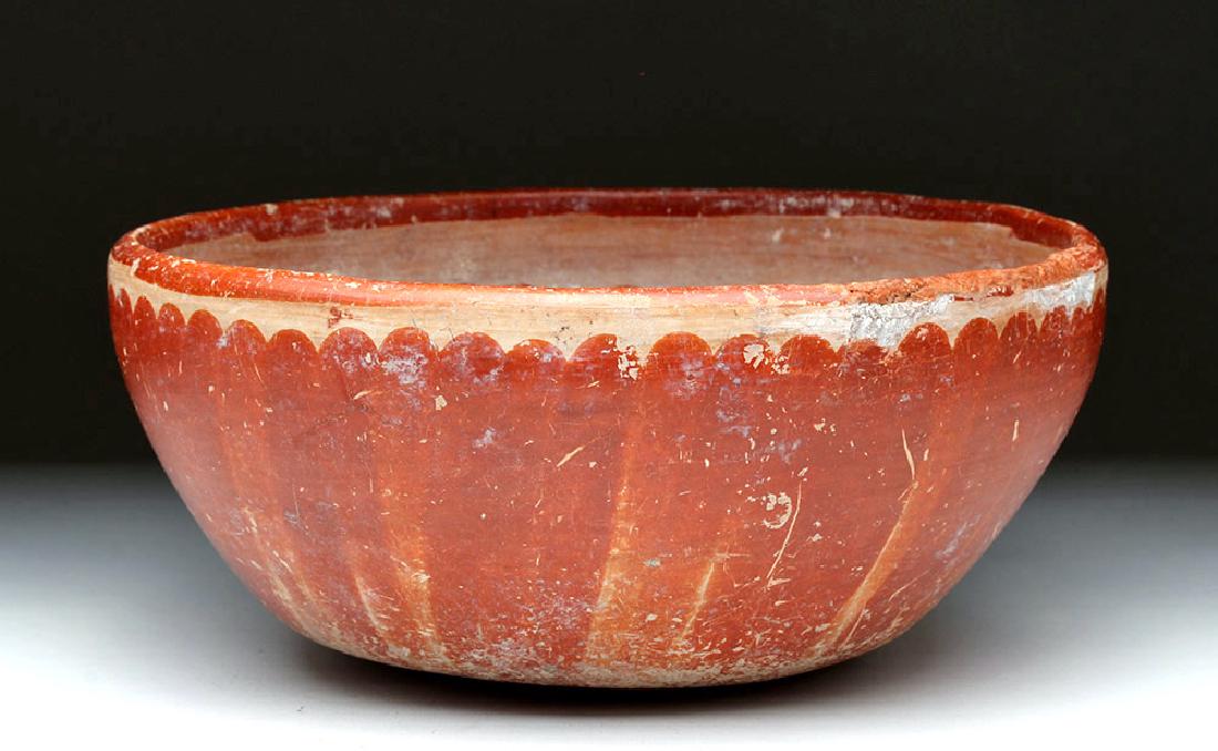 Mayan Peten Redware Pottery Bowl (1 of 3)