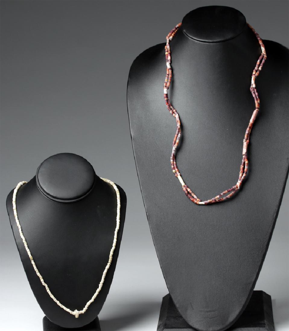 Pair of Ancient Colombian Beaded Shell Necklaces (1 of 5)