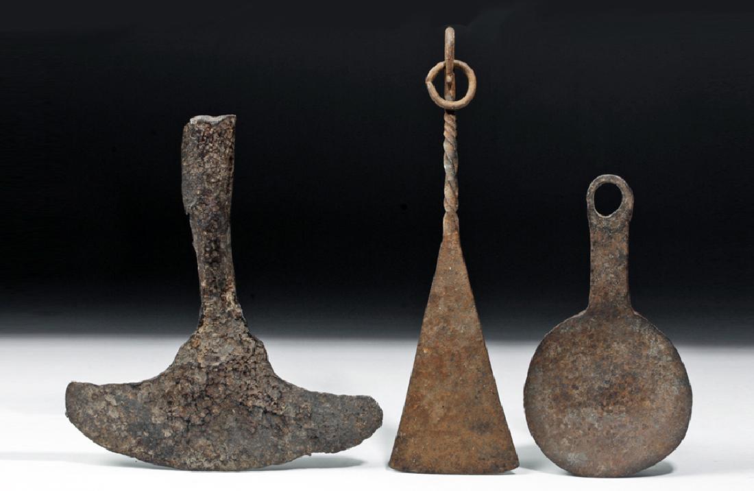 18th C. Mexican Trio of Iron Tools - Ex Historia (1 of 5)