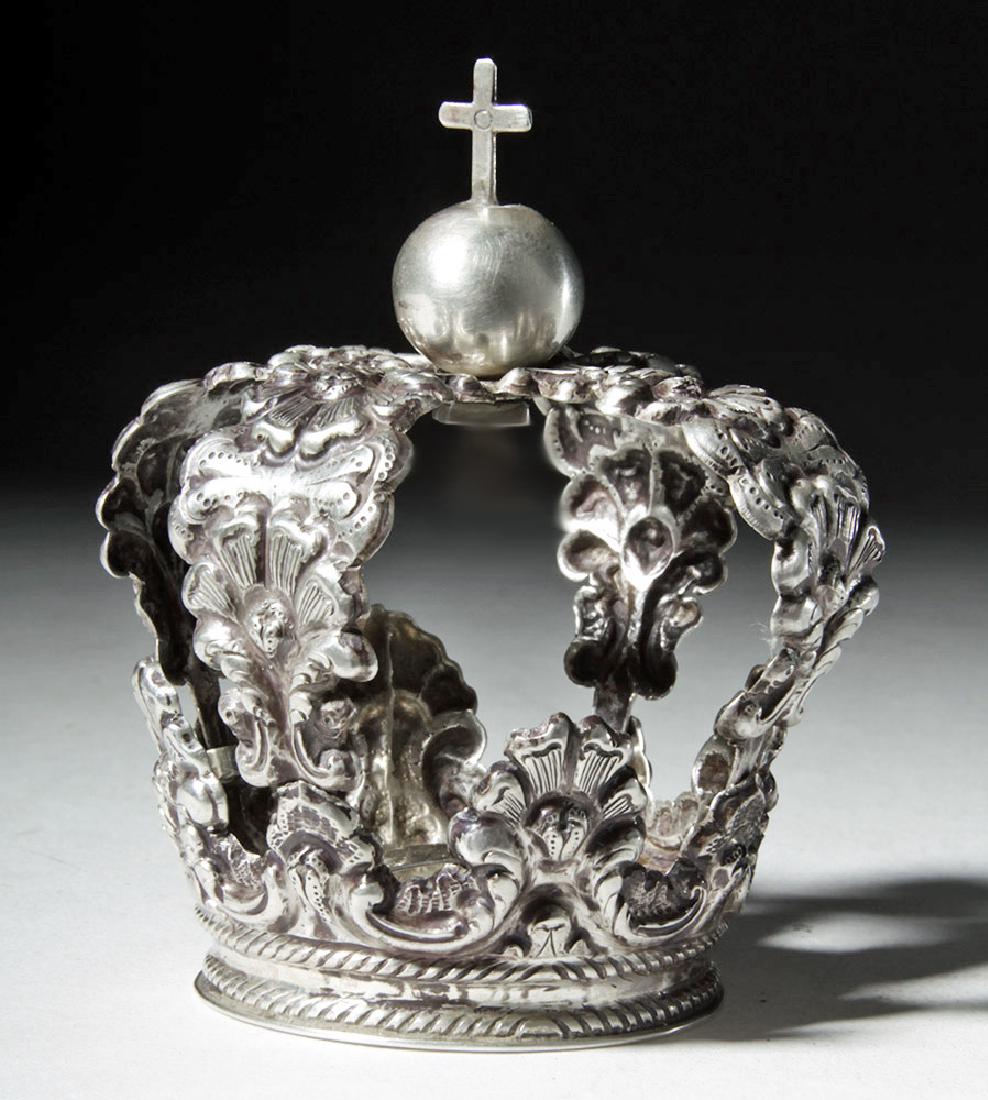 Miniature Bolivian Sterling Silver Crown, ex-Historia (1 of 7)