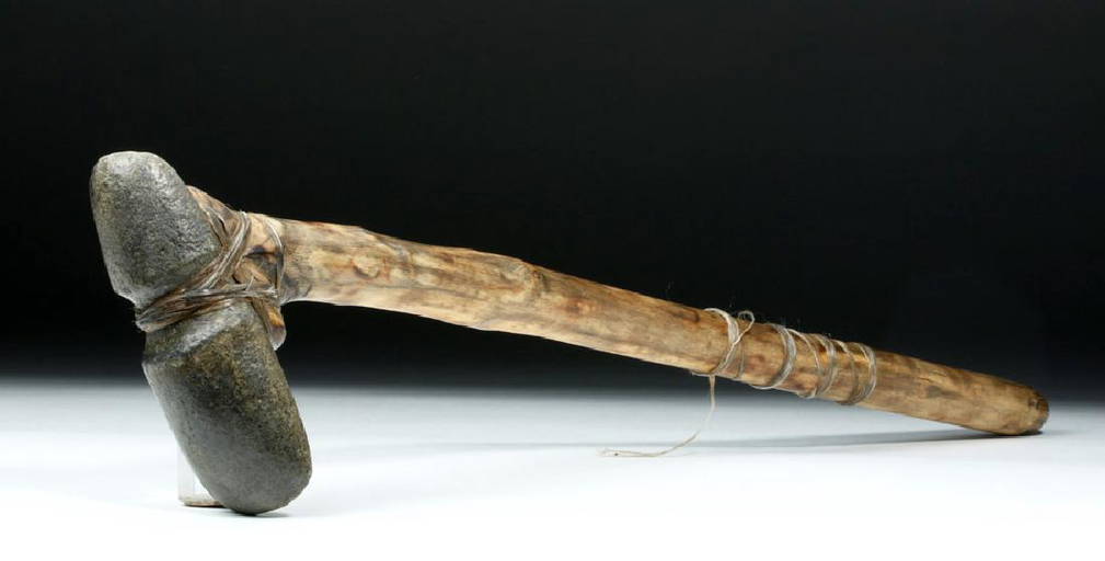 Native American Grooved Stone Axe