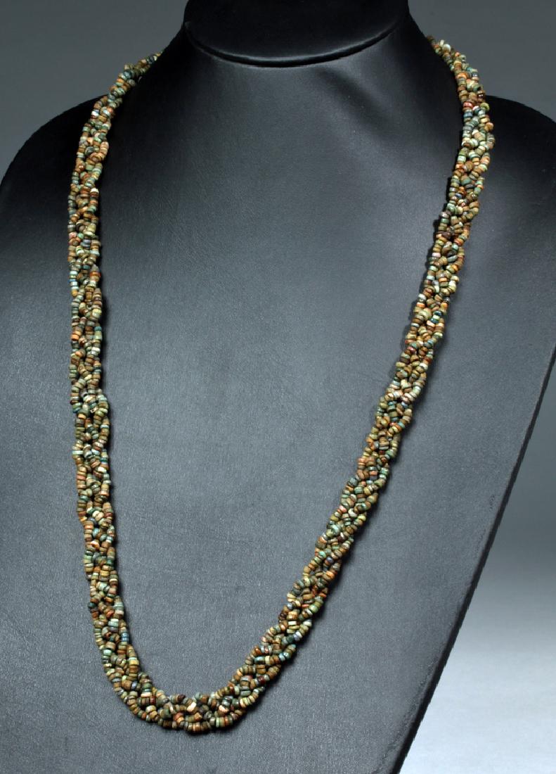 Stunning Egyptian Faience Beaded Necklace (1 of 4)