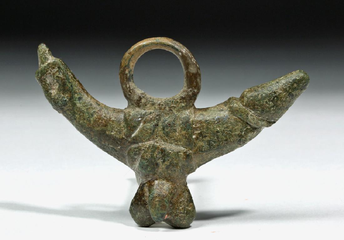 Large Roman Bronze Fertility Pendant - Both Sexes (1 of 5)