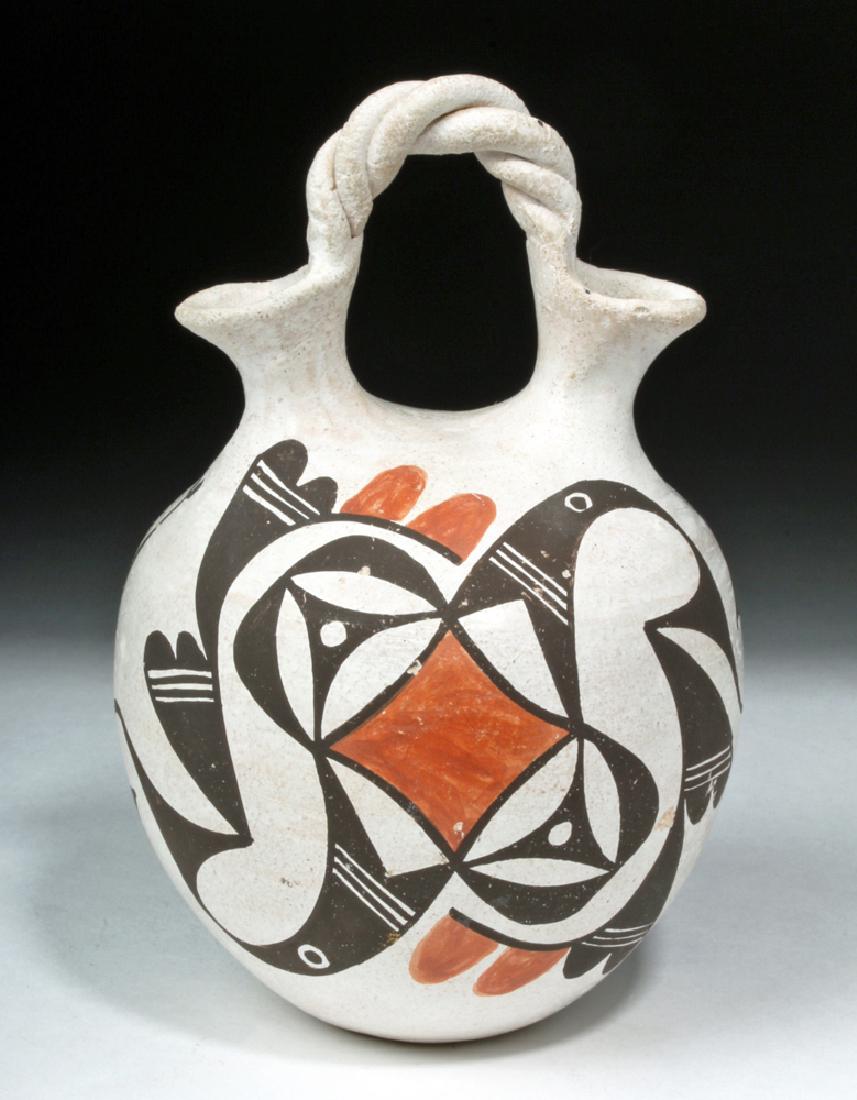 Mid-20th C. Acoma Pottery Wedding Vase - Hampton (1 of 7)