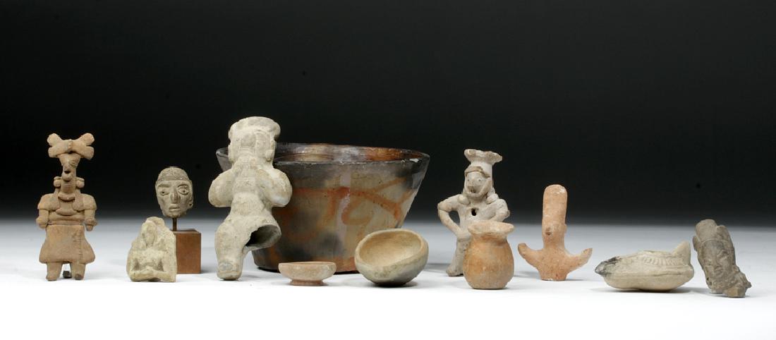 Eleven Ancient Ceramics & Antique Pottery Bowl (1 of 2)