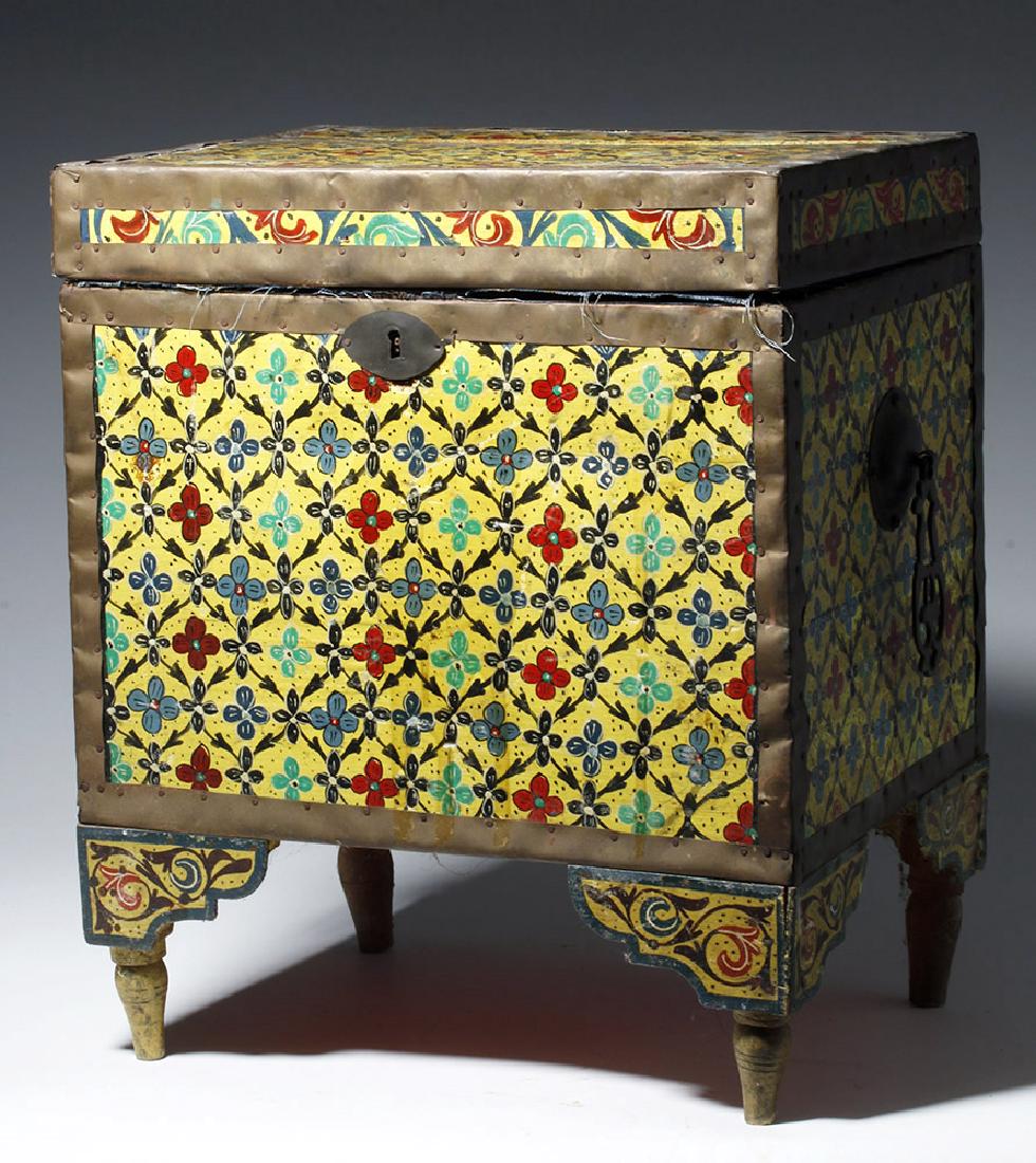 20th C. Latin American Painted Wood Trunk (1 of 8)