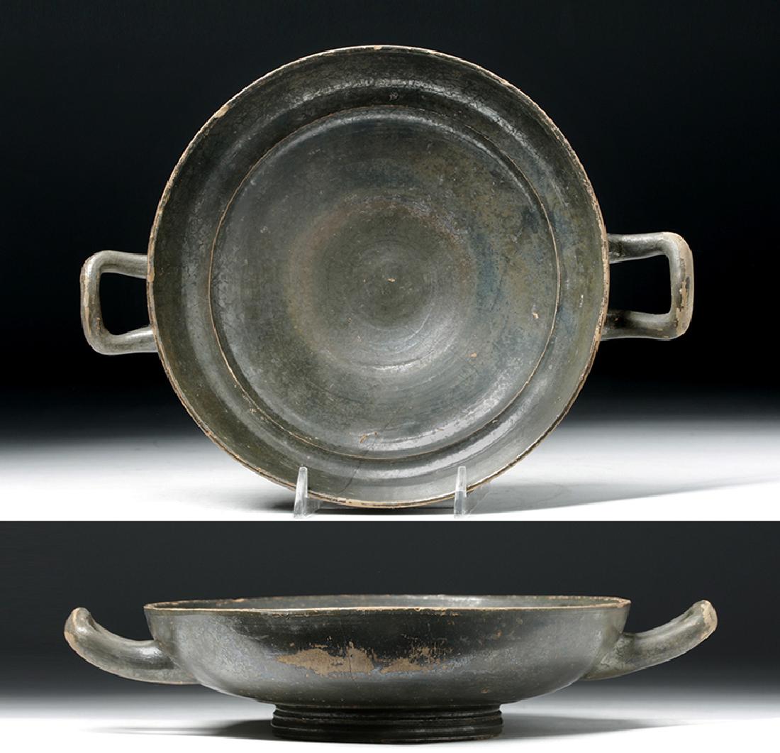 Greek Blackware Pottery Kylix (1 of 7)