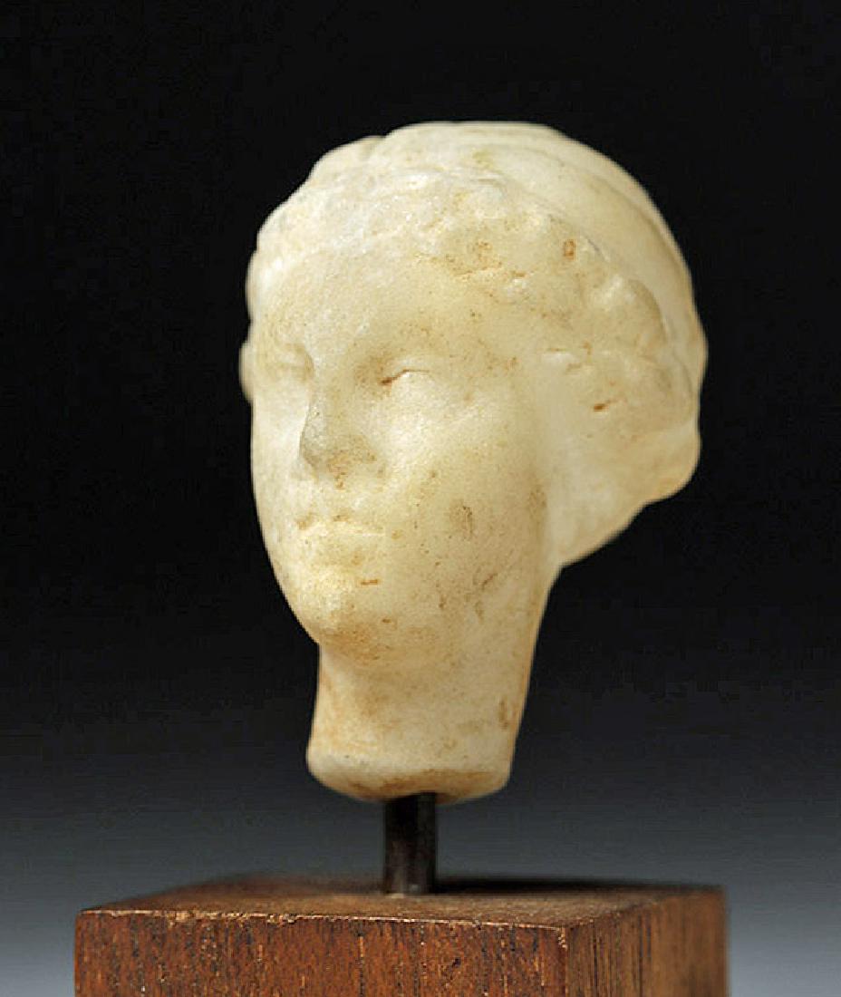 Hellenistic Marble Head of Female - Aphrodite? (1 of 4)