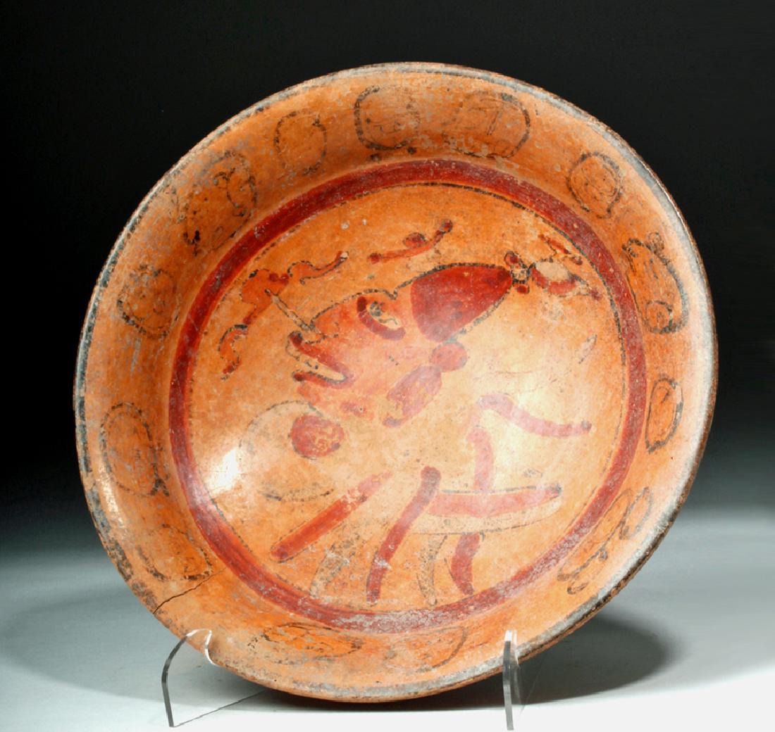 Mayan Pottery Tripod Bowl - Noble's Face (1 of 6)