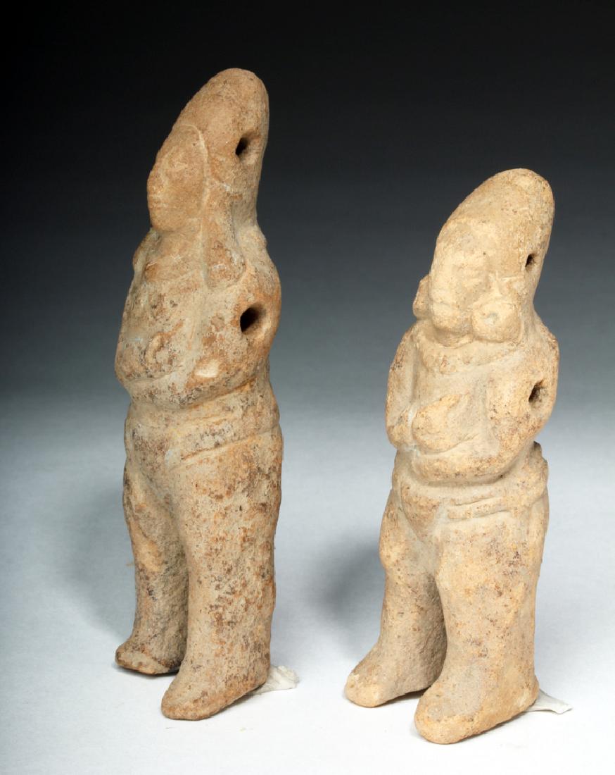 Two Mayan Jaina Island Molded Pottery Figures (1 of 7)