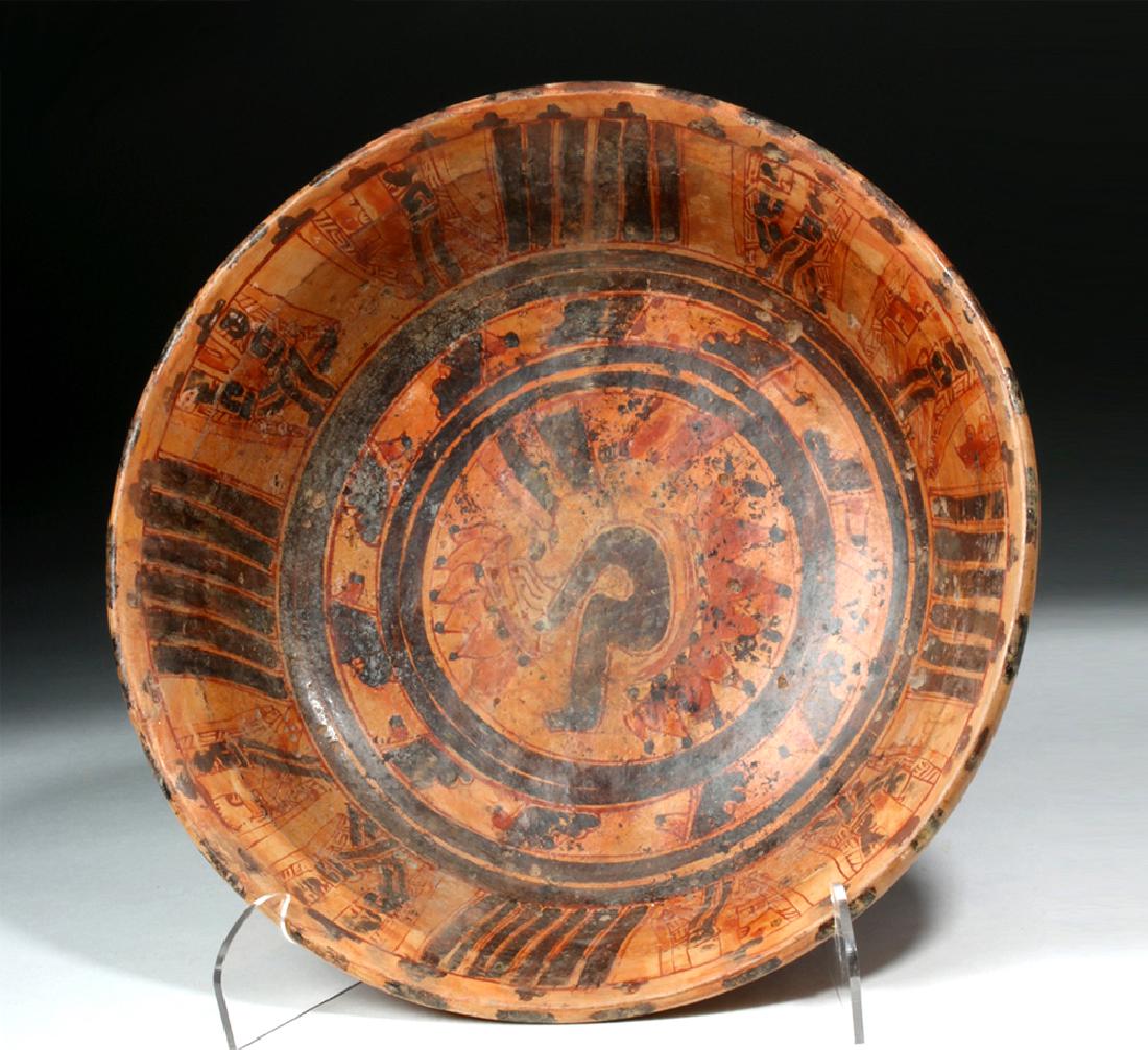 Mayan Ulua Valley Pottery Plate - Turkey & Lovers (1 of 6)