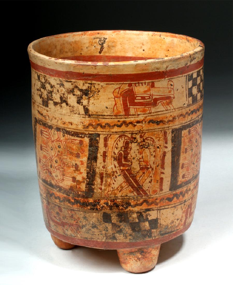Mayan Ulua Valley Polychrome Cylinder (1 of 6)